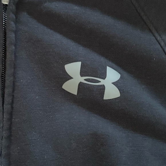 Under Armour unisex boy girl youth full zip hoodie jacket large 14/16 - Picture 3 of 8